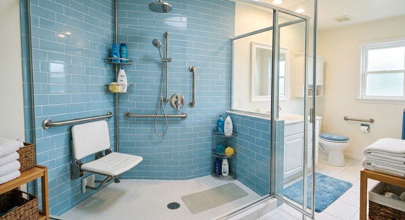 Elderly Shower Installation in Bucks County, PA