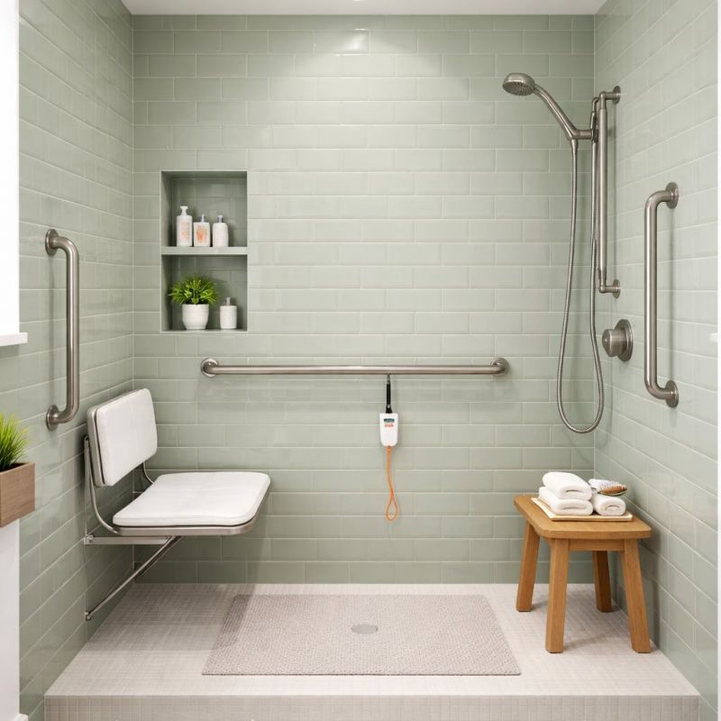 Elderly Shower Installation in Manchester, NH